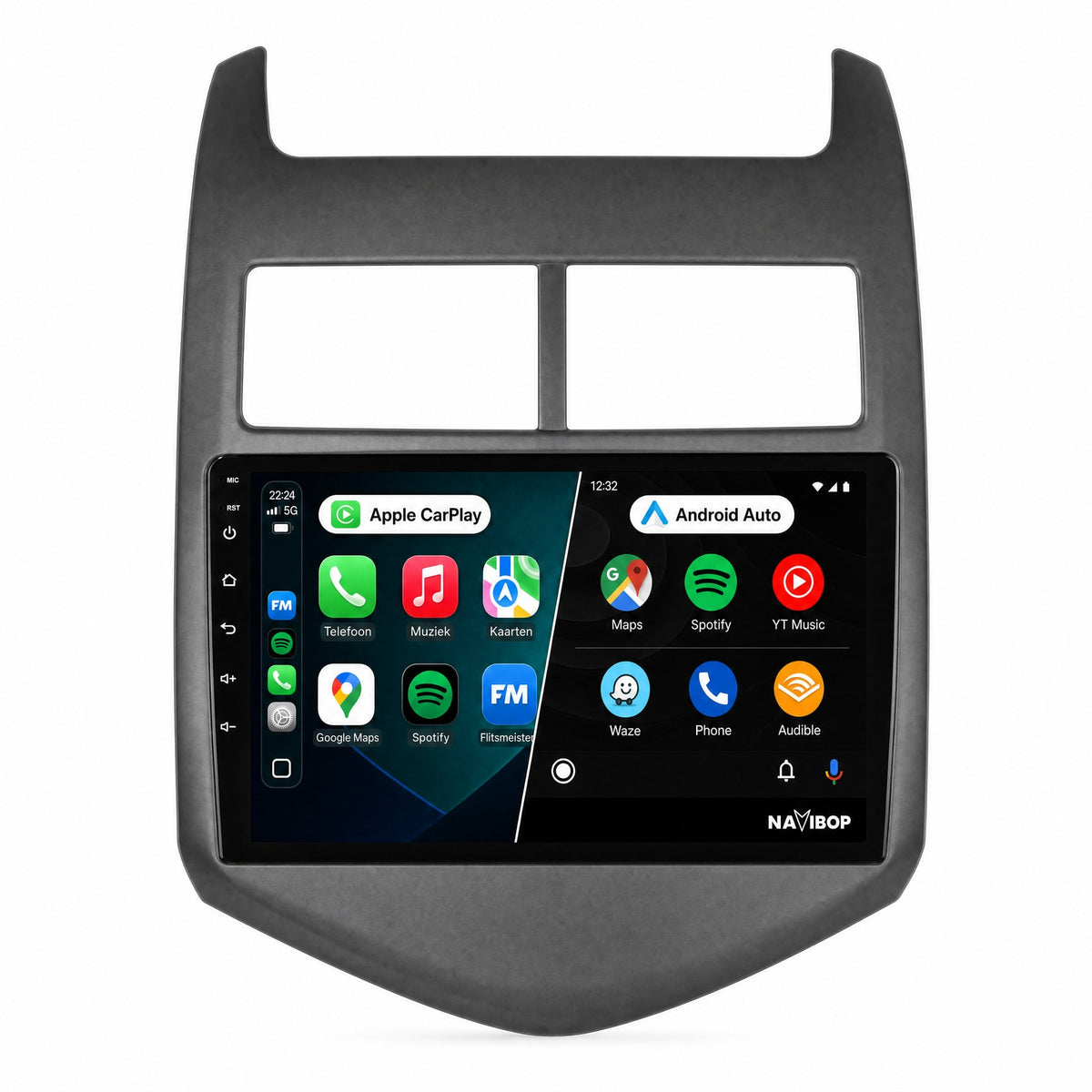 Chevrolet Aveo | Autoradio | Draadloos CarPlay & Android Auto | Android 15 | 2011 t/m 2015
