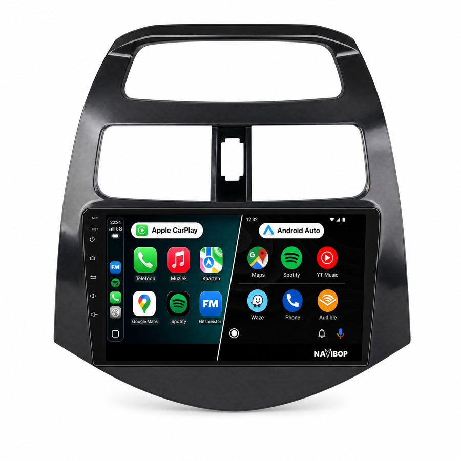 Chevrolet Spark | Autoradio | Draadloos CarPlay & Android Auto | Android 15 | 2009 t/m 2015