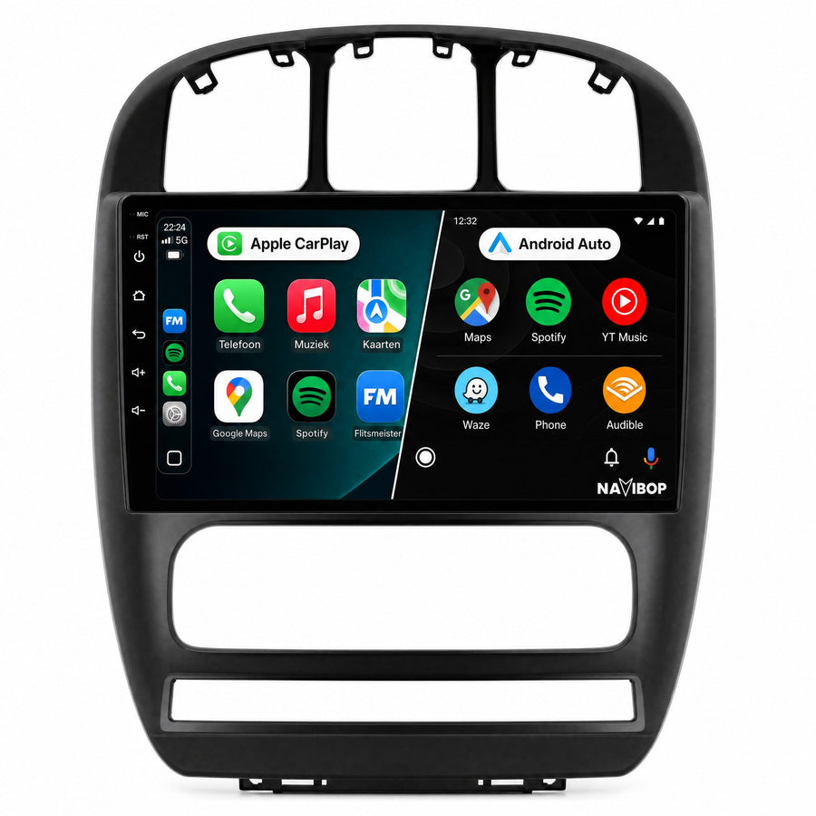 Chrysler Voyage | Autoradio | Draadloos CarPlay & Android Auto | Android 15 | 2000 t/m 2007