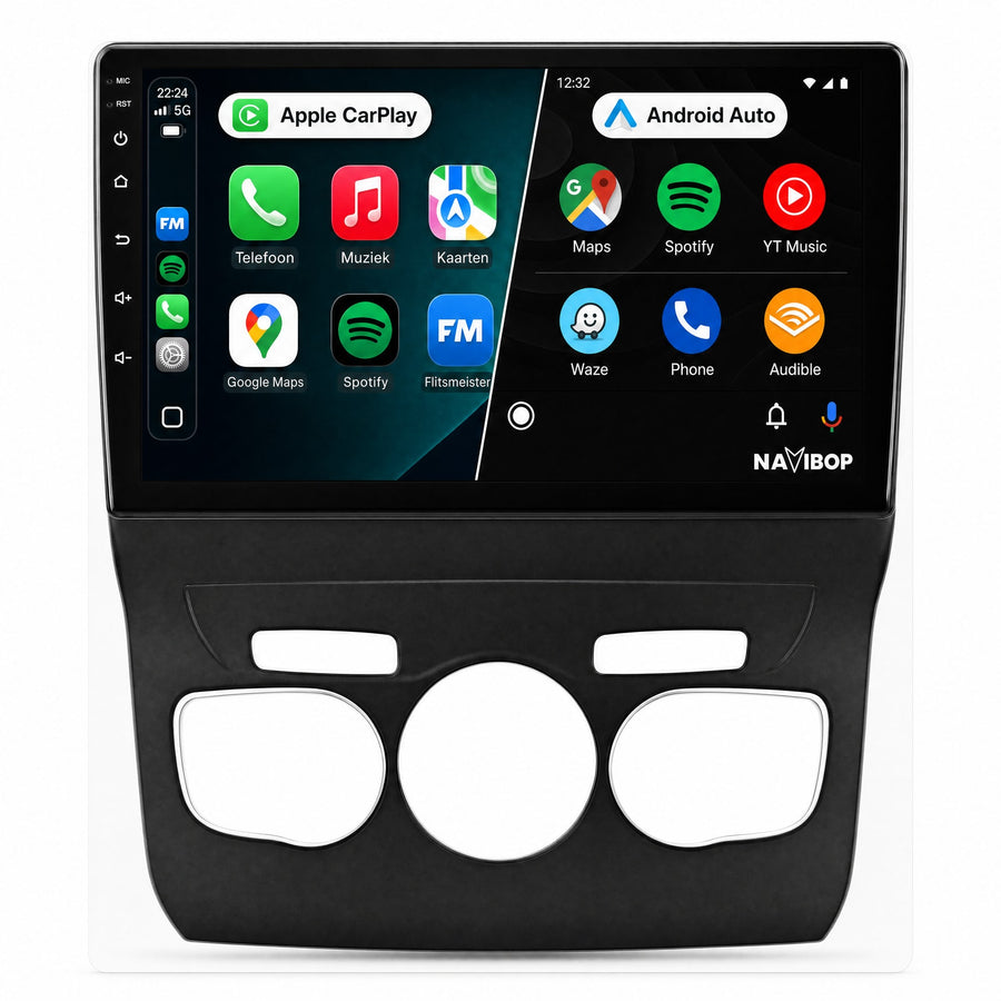 Citroën c4 | Autoradio | Draadloos CarPlay & Android Auto | Android 15 | 2013 t/m 2017