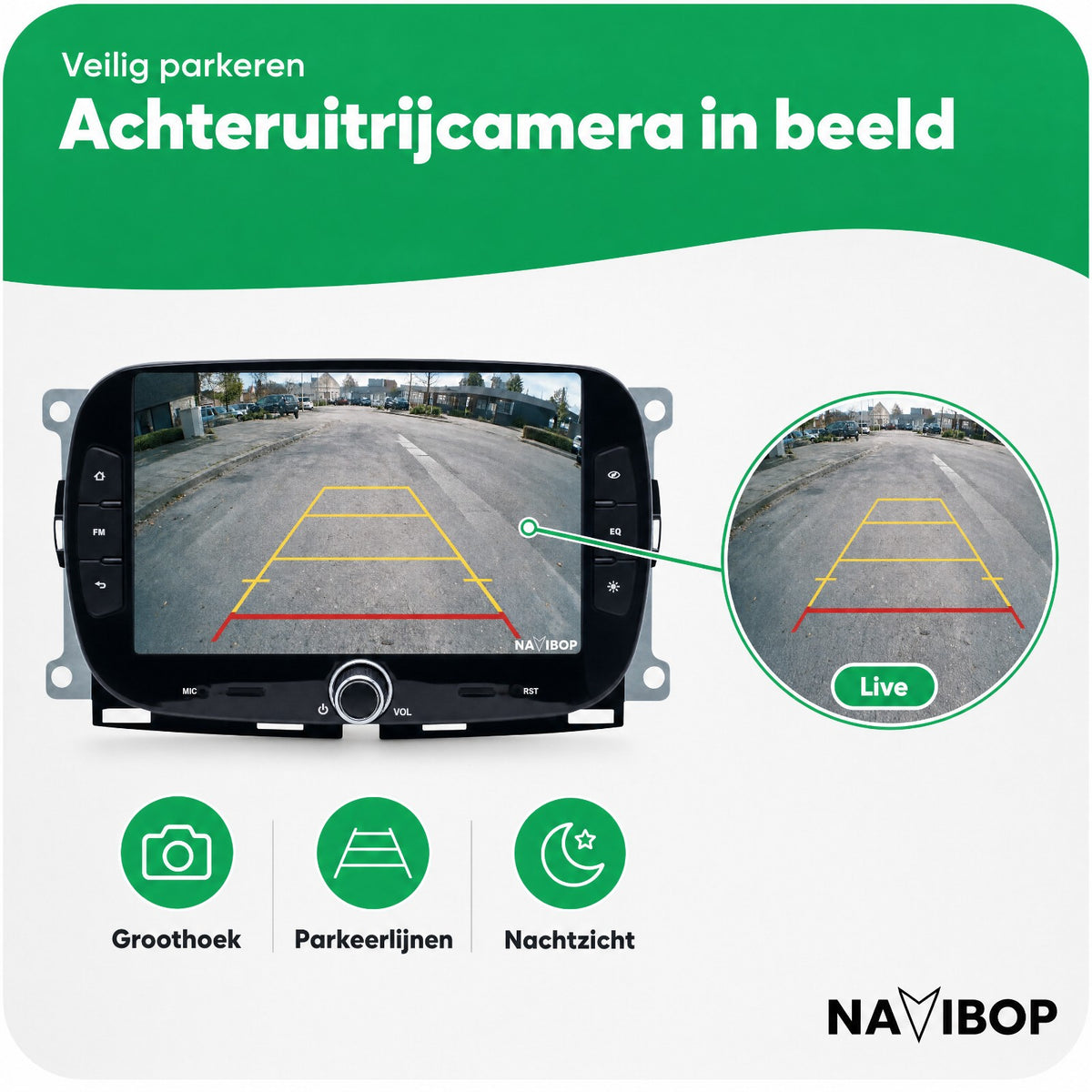 Fiat 500X | Autoradio | Draadloos CarPlay & Android Auto | Android 15