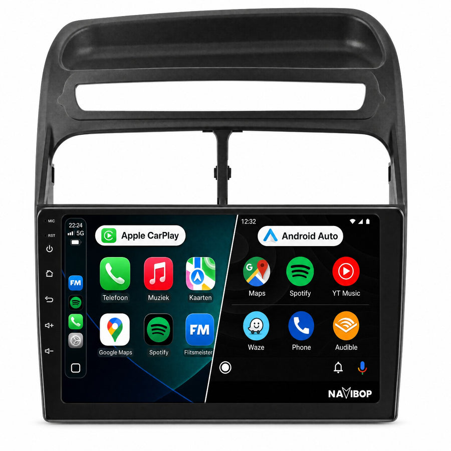 Fiat Punto Linea | Autoradio | Draadloos CarPlay & Android Auto | Android 15 | 2007 t/m 2012