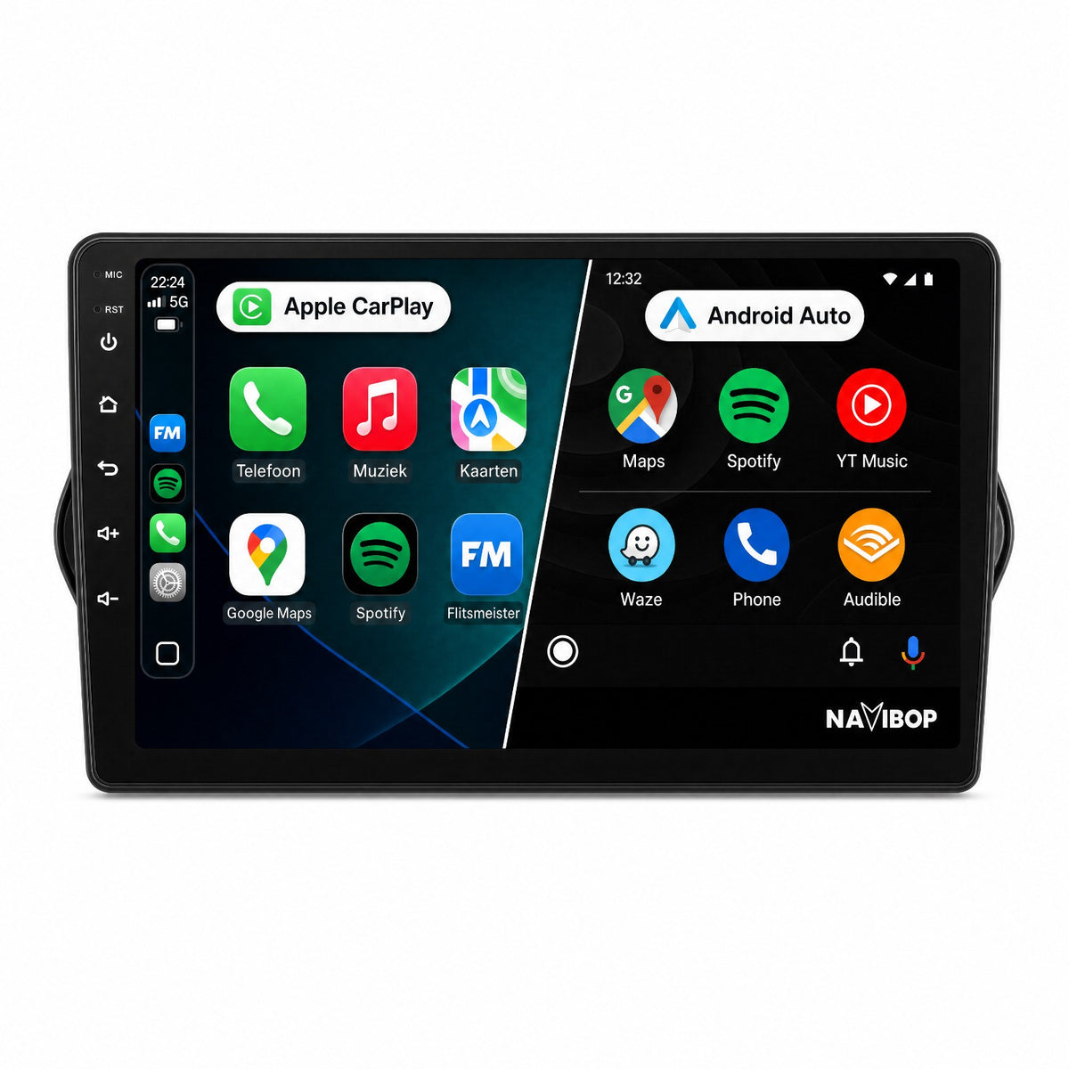 Fiat Tipo | Autoradio | Draadloos CarPlay & Android Auto | Android 15 | 2015 t/m 2020