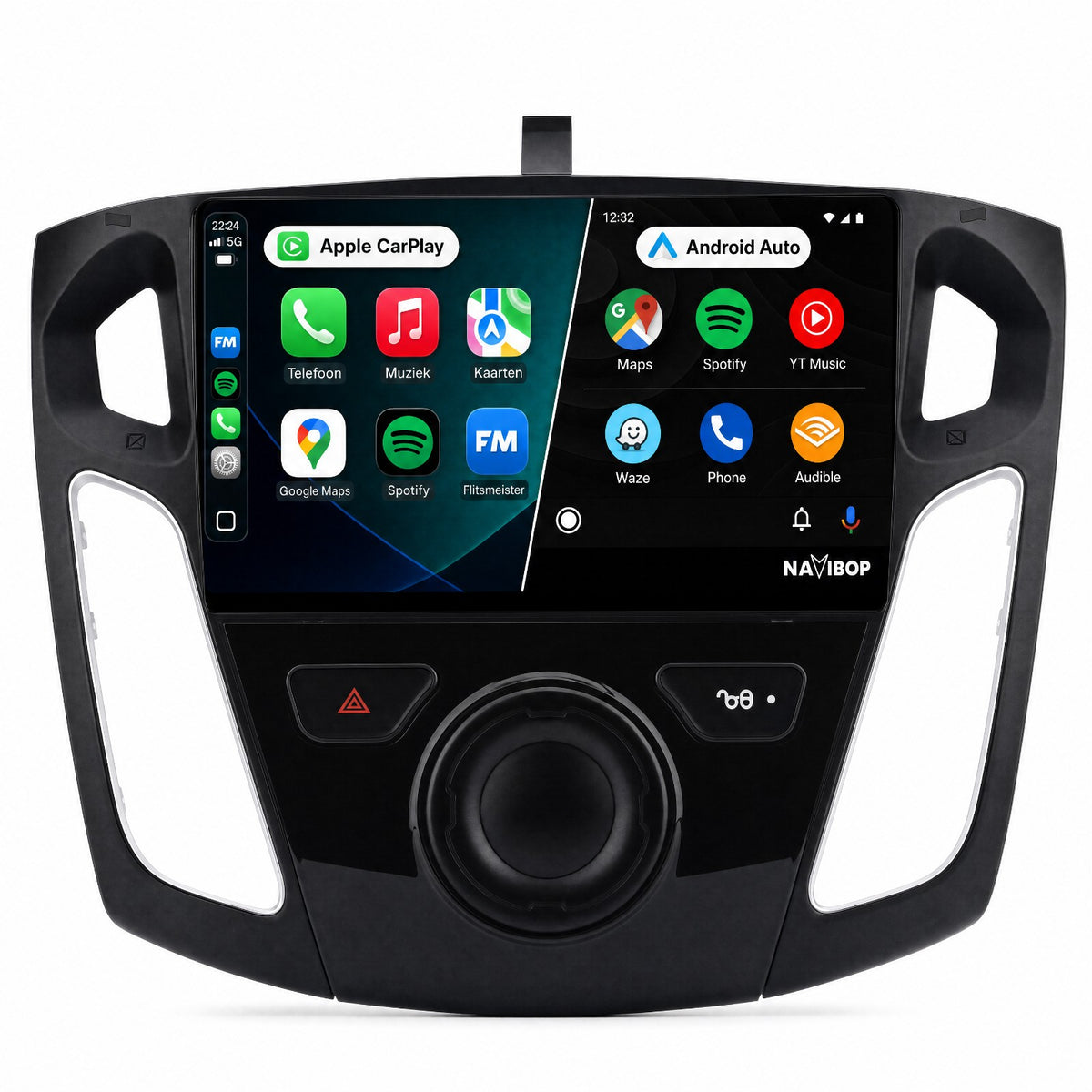 Ford Focus | Autoradio | Draadloos CarPlay & Android Auto | Android 15 | 2011 t/m 2015