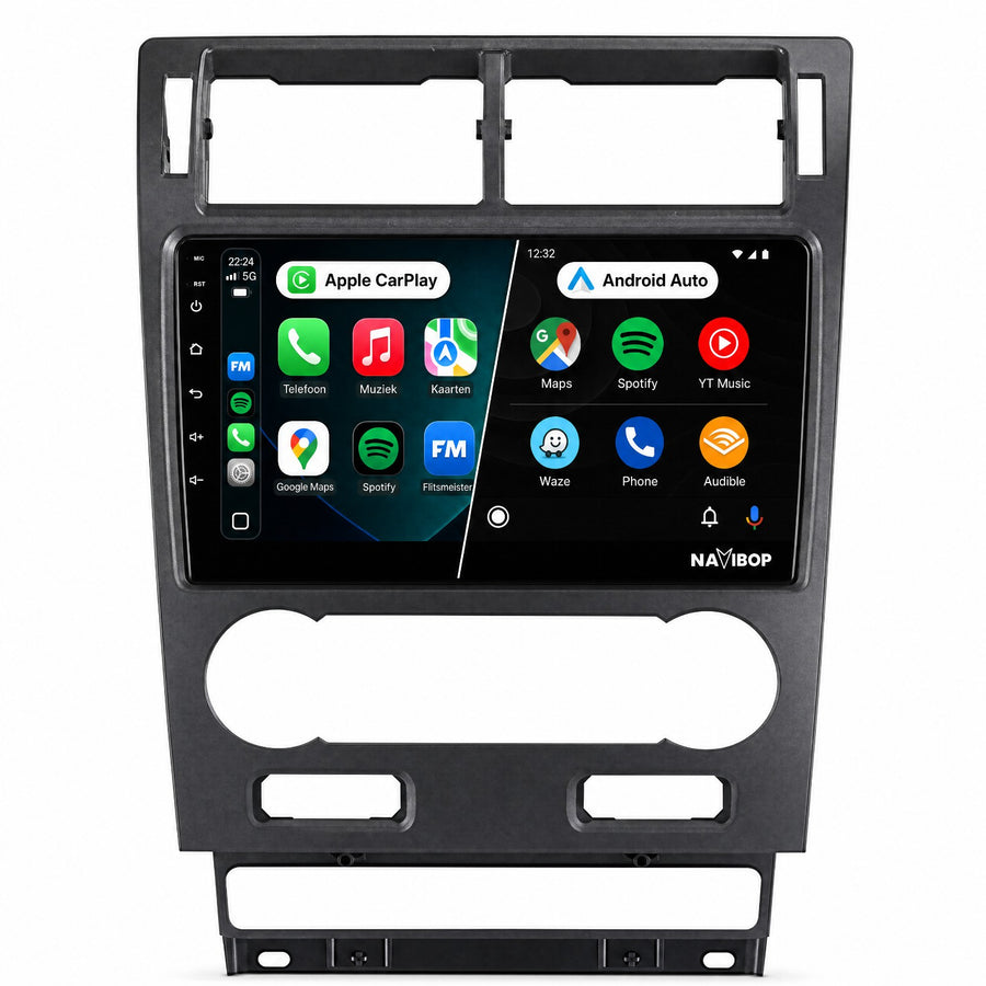 Ford Mondeo | Autoradio | Draadloos CarPlay & Android Auto | Android 15 | 2007 t/m 2010