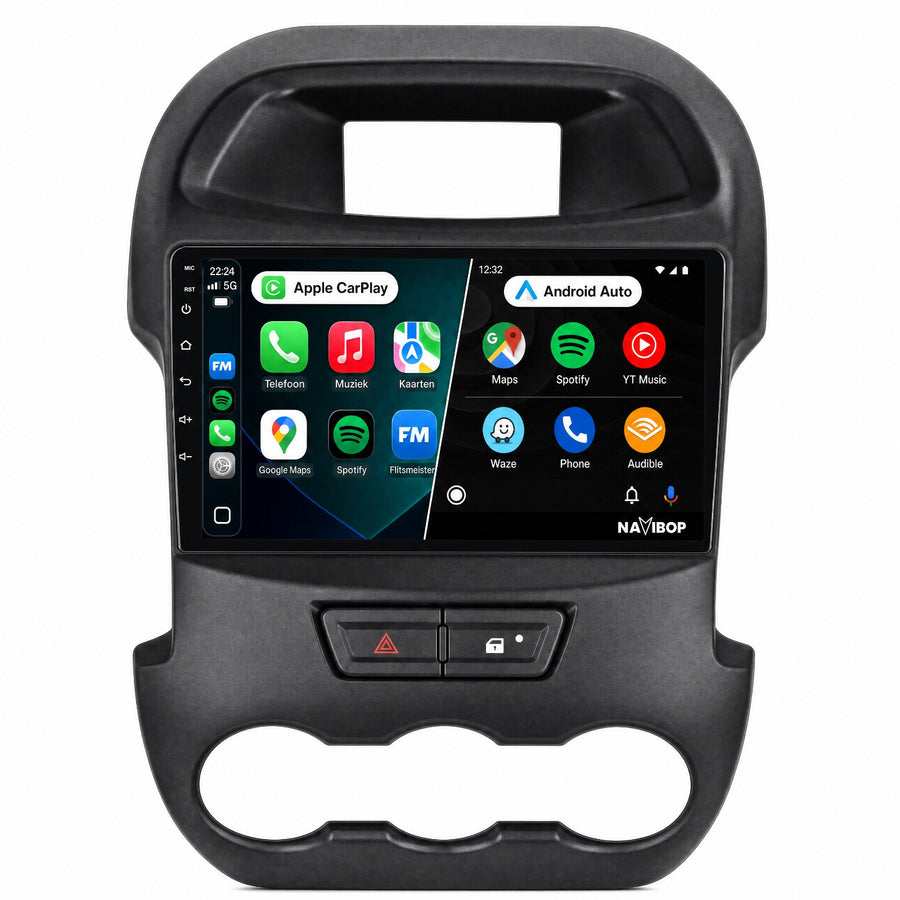 Ford Ranger 2012 | Autoradio | Draadloos CarPlay & Android Auto | Android 15