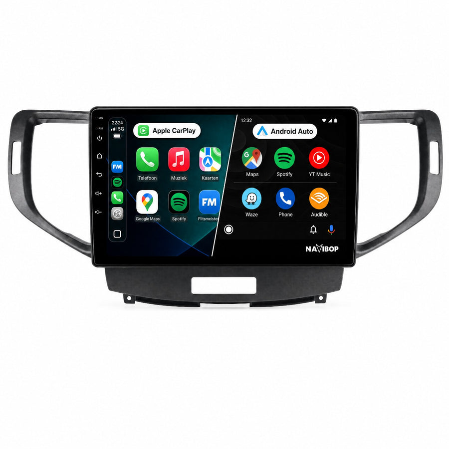 Honda Accord | Autoradio | Draadloos CarPlay & Android Auto | Android 15 | 2008 t/m 2012