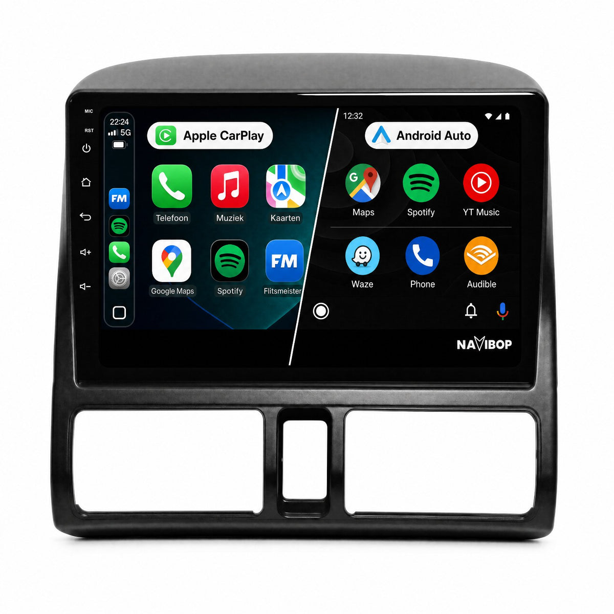 Honda CR-V | Autoradio | Draadloos CarPlay & Android Auto | Android 15 | 2002 t/m 2006