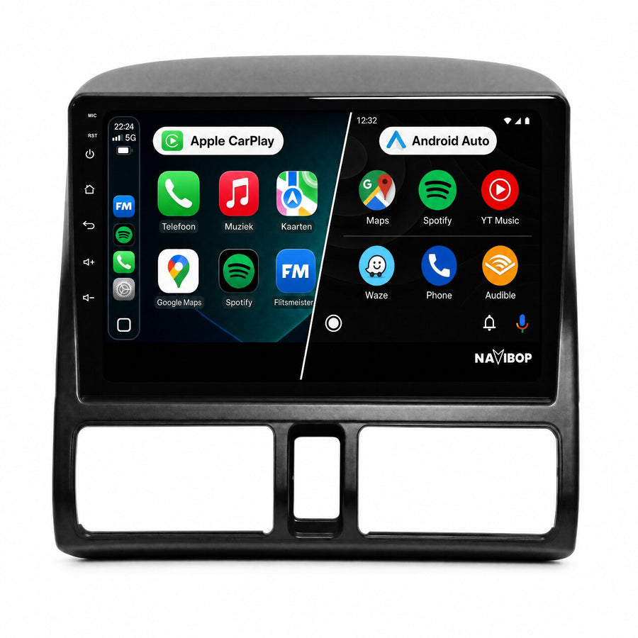 Honda CR-V | Autoradio | Draadloos CarPlay & Android Auto | Android 15 | 2002 t/m 2006