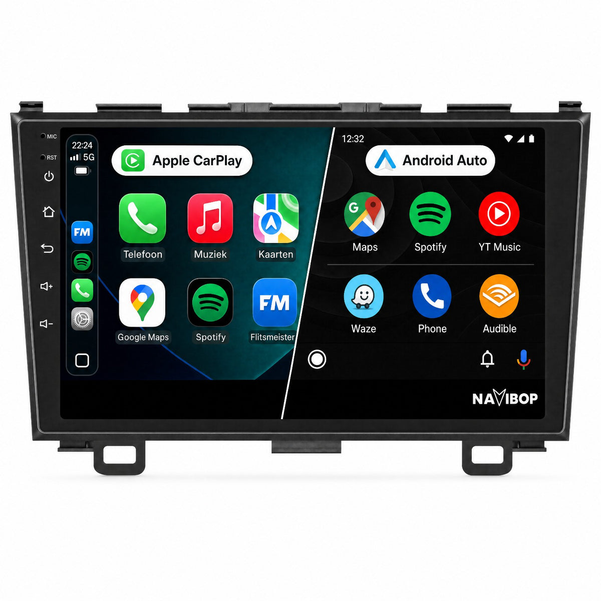 Honda CRV | Autoradio | Draadloos CarPlay & Android Auto | Android 15 | 2006 t/m 2012