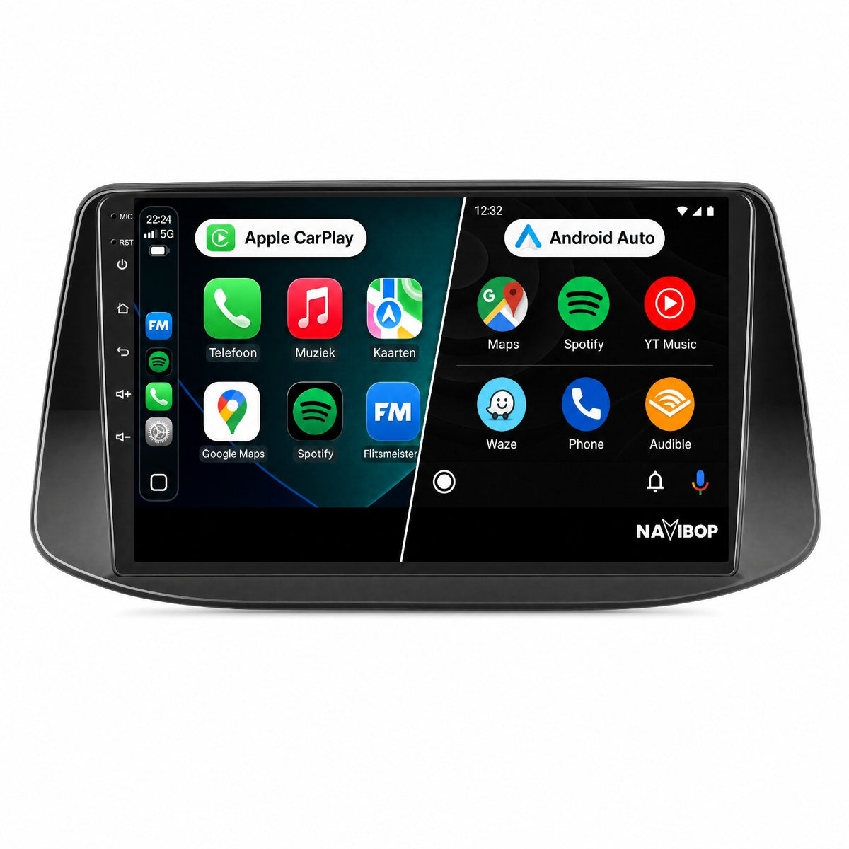 Hyundai I30 | Autoradio | Draadloos CarPlay & Android Auto | Android 15 | 2017 t/m 2019