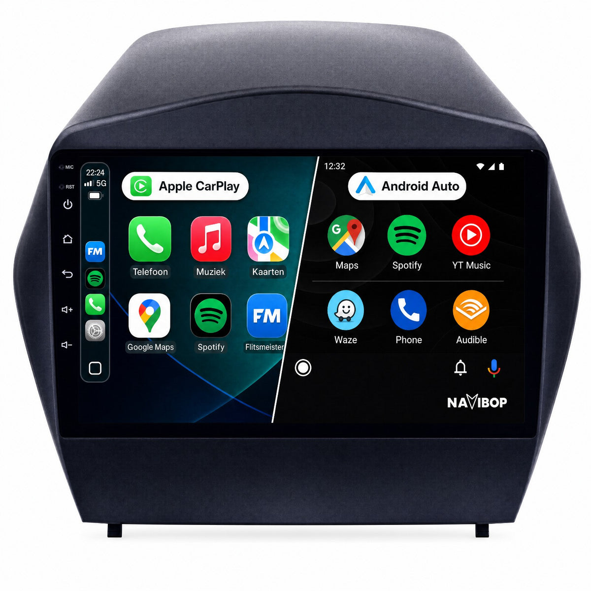 Hyundai Tucson IX35 | Autoradio | Draadloos CarPlay & Android Auto | Android 15 | 2009 t/m 2017