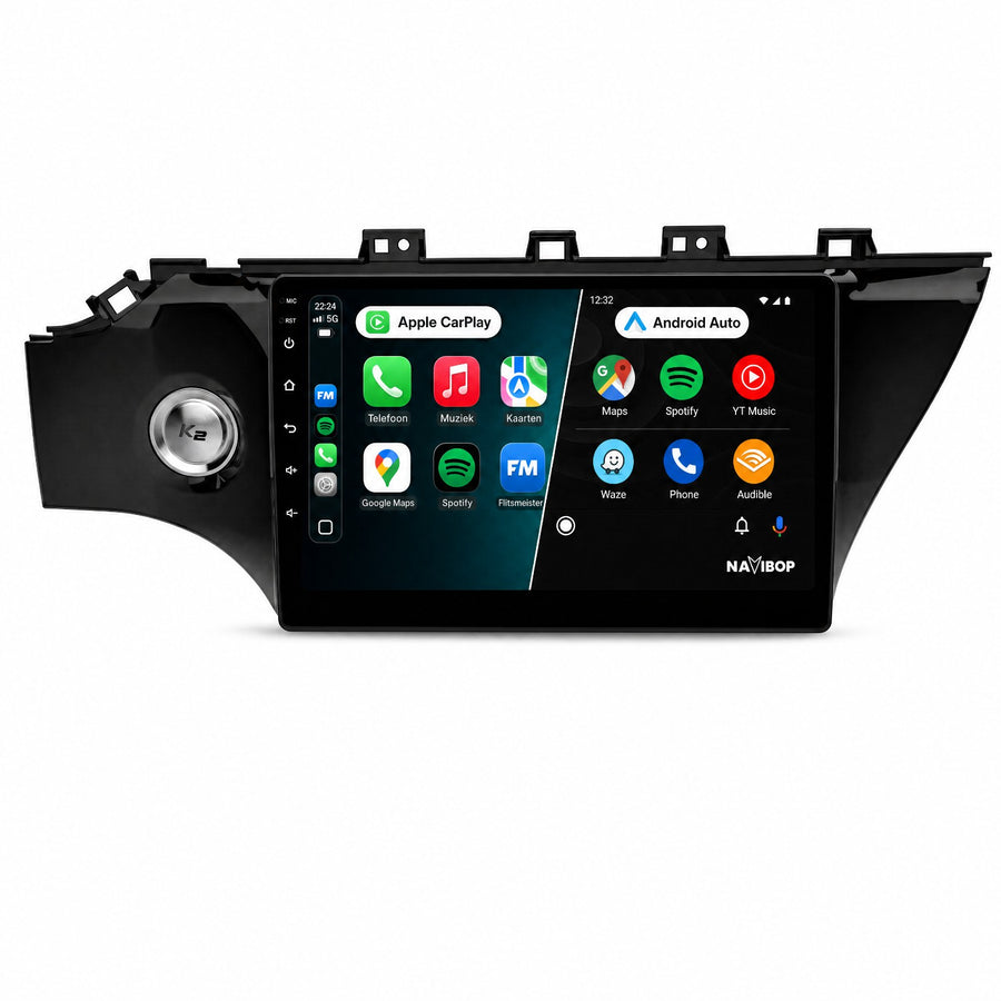 Kia k2 | Autoradio | Draadloos CarPlay & Android Auto | Android 15 | 2017 t/m 2018
