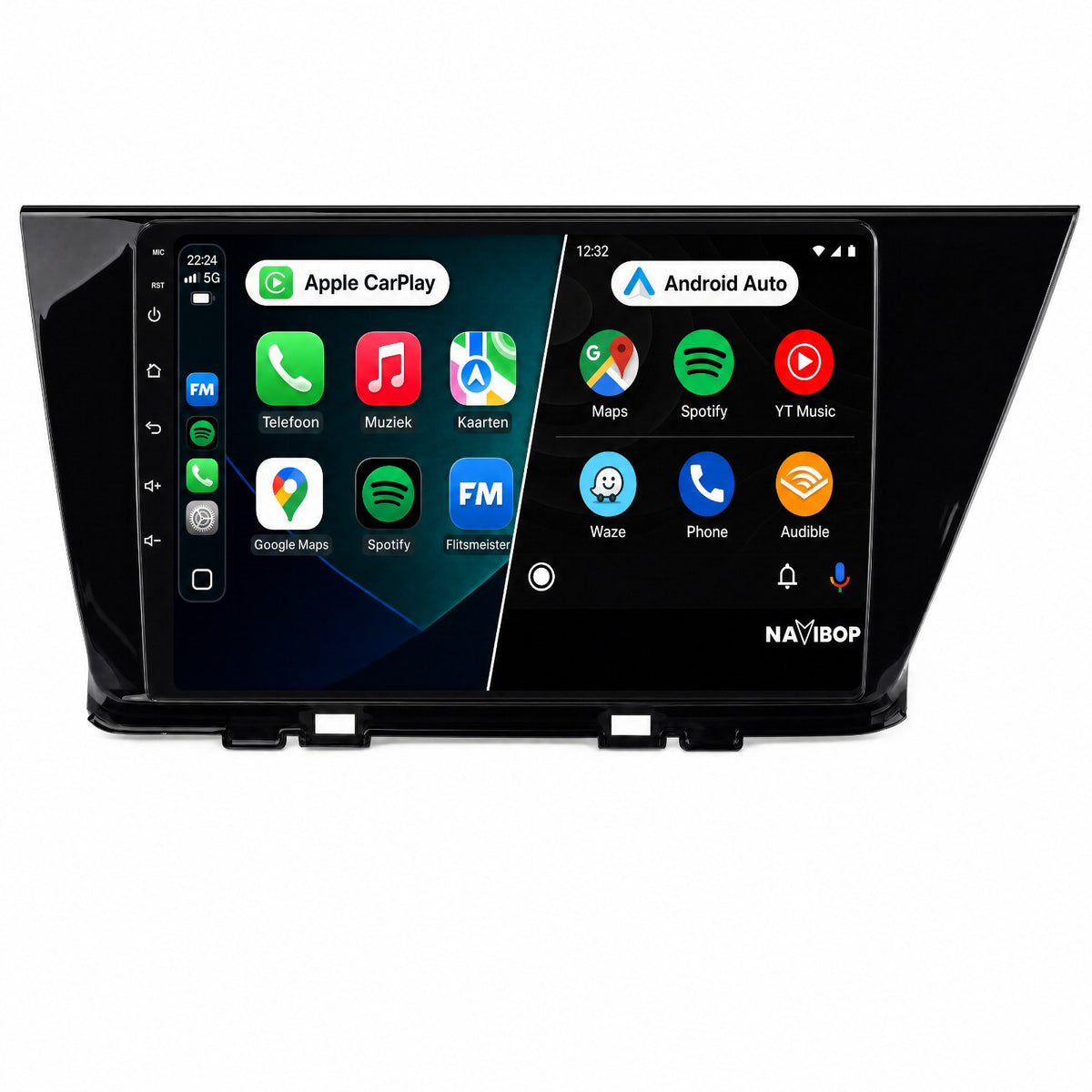 Kia Niro | Autoradio | Draadloos CarPlay & Android Auto | Android 15 | 2016 t/m 2019
