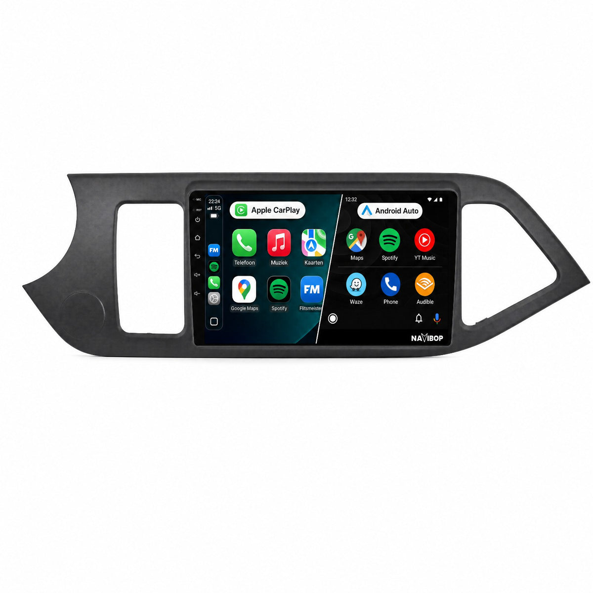 Kia Picanto Morning | Autoradio | Draadloos CarPlay & Android Auto | Android 15 | 2011 t/m 2017