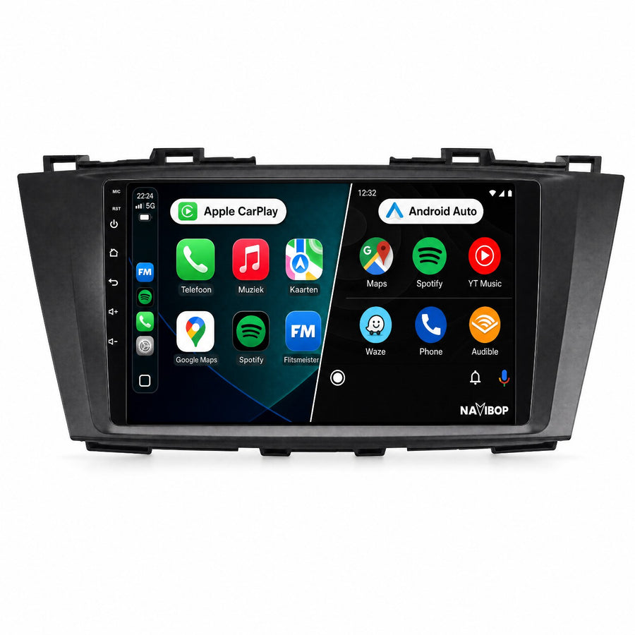 Mazda 5 | Autoradio | Draadloos CarPlay & Android Auto | Android 15 | 2010 t/m 2015