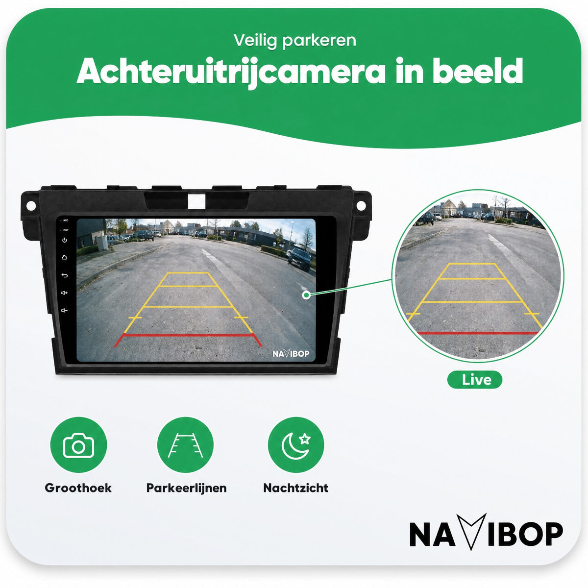 Mazda cx7 | Autoradio | Draadloos CarPlay & Android Auto | Android 15
