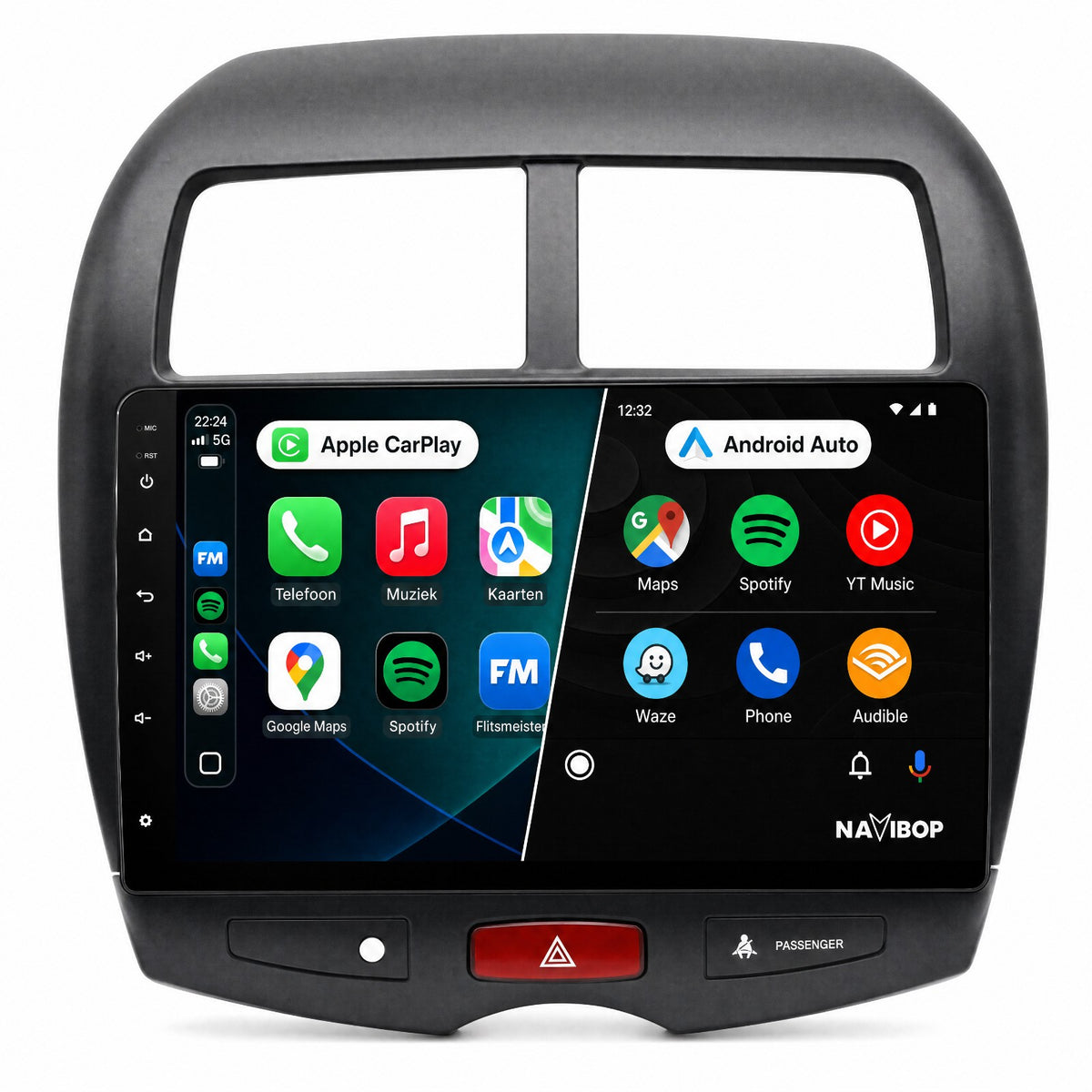Mitsubishi Asx | Autoradio | Draadloos CarPlay & Android Auto | Android 15 | 2010 t/m 2016