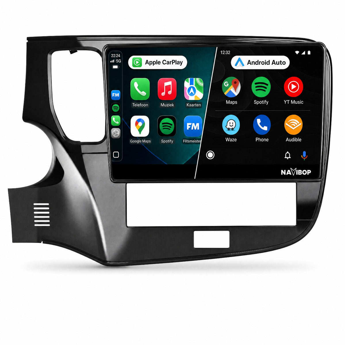 Mitsubishi Outlander 9" * * Versie 2 | Autoradio | Draadloos CarPlay & Android Auto | Android 15 | 2012 t/m 2019