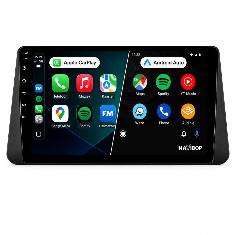 Nissan Micra | Autoradio | Draadloos CarPlay & Android Auto | Android 15 | 2017 t/m 2021