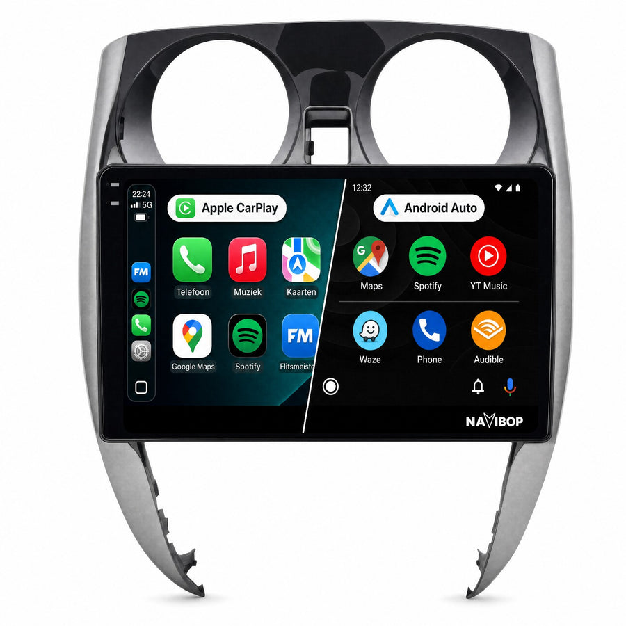 Nissan Note | Autoradio | Draadloos CarPlay & Android Auto | Android 15