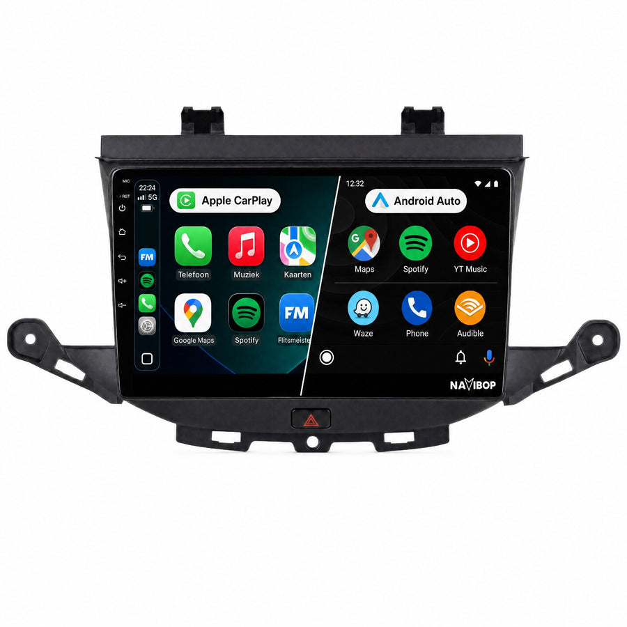 Opel Astra K | Autoradio | Draadloos CarPlay & Android Auto | Android 15 | 2013 t/m 2021