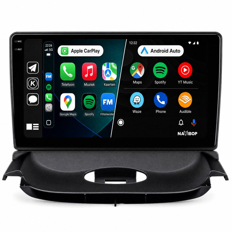 Peugeot 206 | Autoradio | Draadloos CarPlay & Android Auto | Android 15 | 2000 t/m 2008