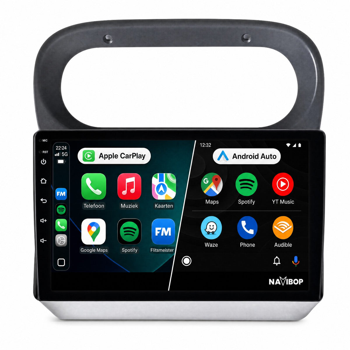 Renault Twingo | Autoradio | Draadloos CarPlay & Android Auto | Android 15 | 2005 t/m 2013