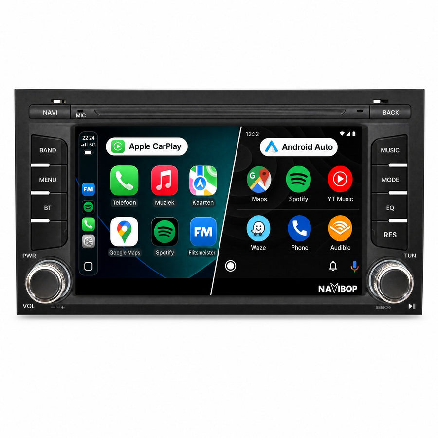 Seat Leon | Autoradio | Draadloos CarPlay & Android Auto | Android 15 | 2012 t/m 2020