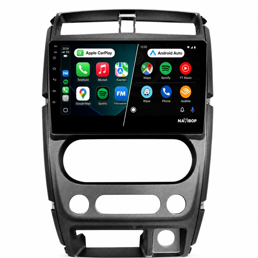 Suzuki Jimny | Autoradio | Draadloos CarPlay & Android Auto | Android 15 | 2005 t/m 2018