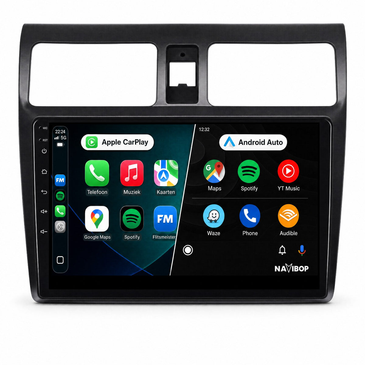 Suzuki Swift | Autoradio | Draadloos CarPlay & Android Auto | Android 15 | 2005 t/m 2010