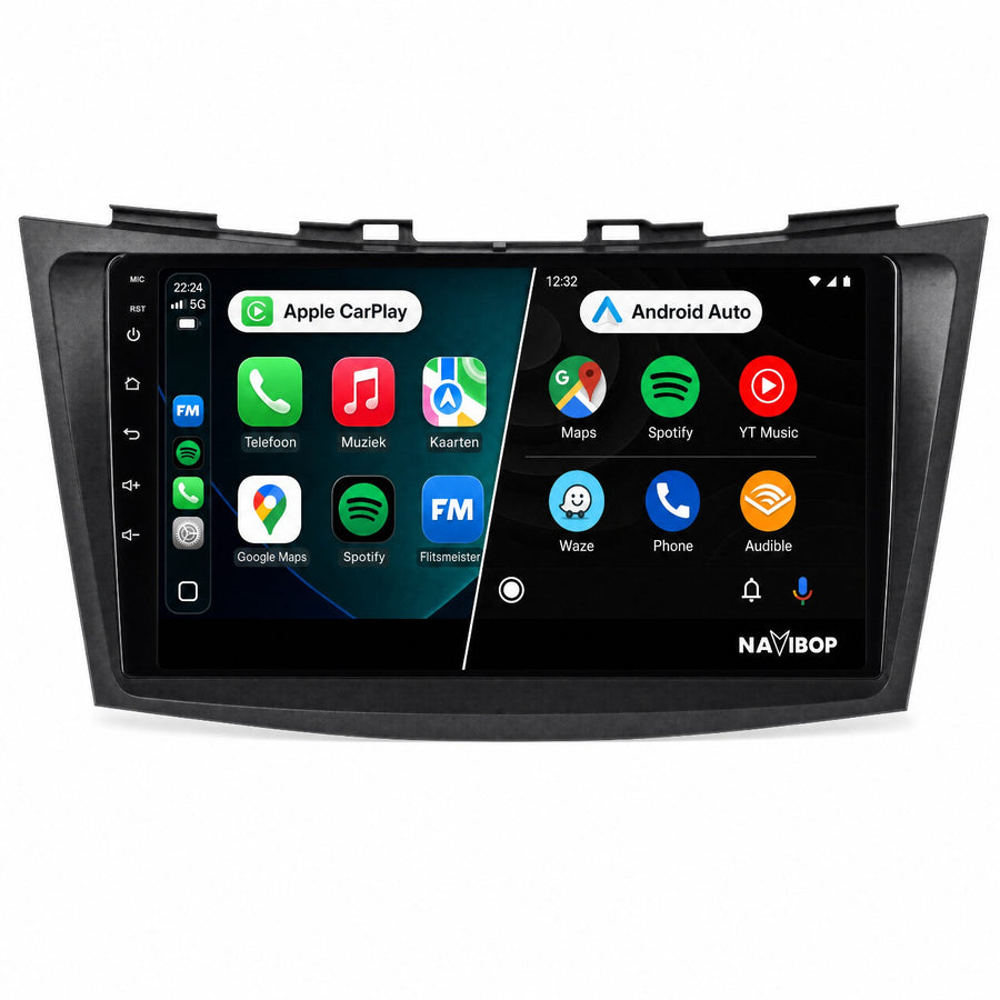 Suzuki Swift | Autoradio | Draadloos CarPlay & Android Auto | Android 15 | 2011 t/m 2015