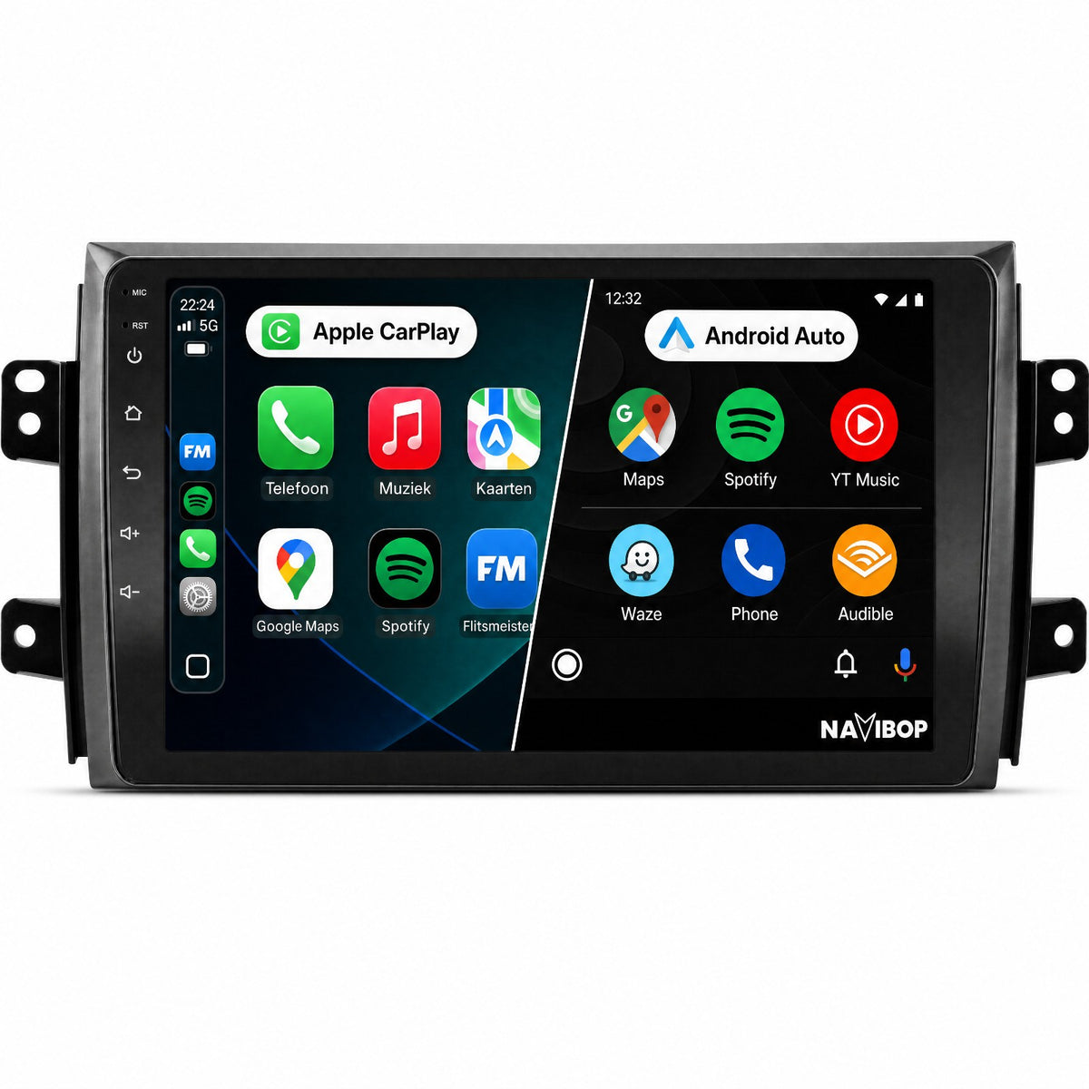 Suzuki sx4 | Autoradio | Draadloos CarPlay & Android Auto | Android 15 | 2006 t/m 2013