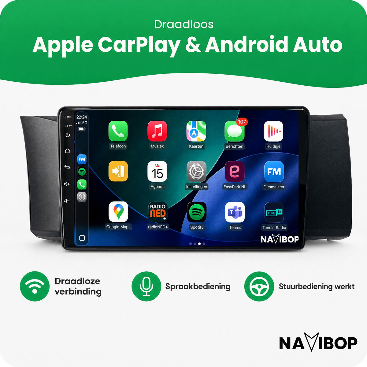 Toyota GT86 | Autoradio | Draadloos CarPlay & Android Auto | Android 15