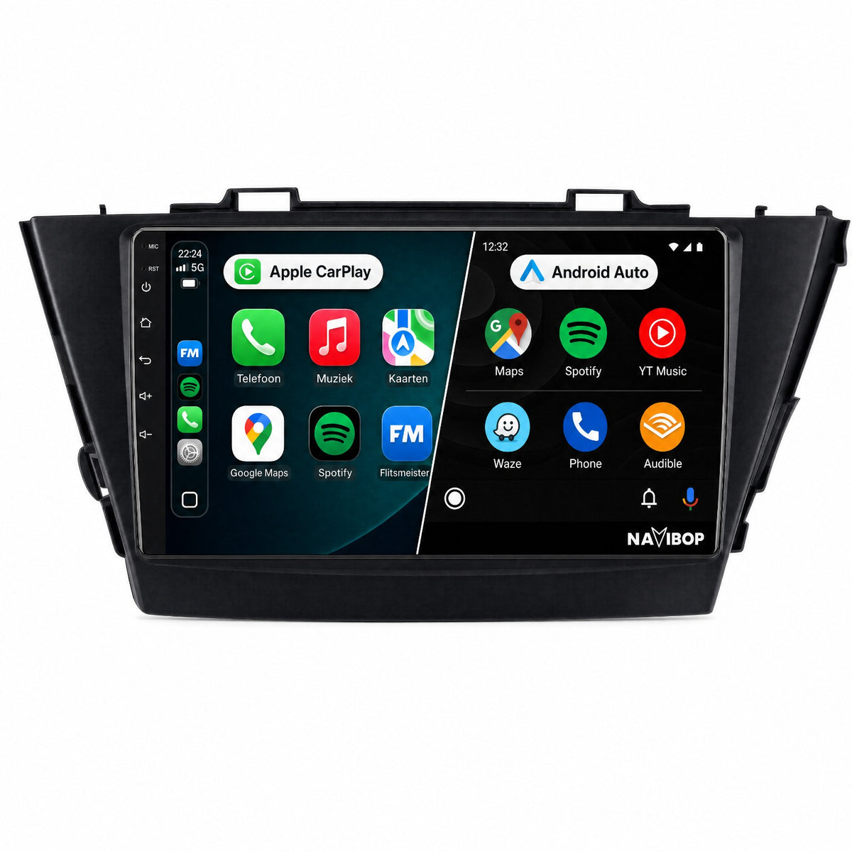 Toyota Prius Plus | Autoradio | Draadloos CarPlay & Android Auto | Android 15 | 2012 t/m 2017