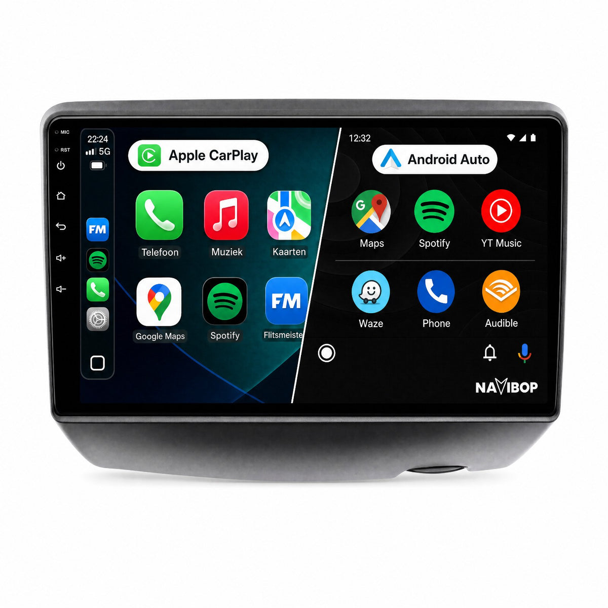 Toyota Yaris | Autoradio | Draadloos CarPlay & Android Auto | Android 15 | 1995 t/m 2003