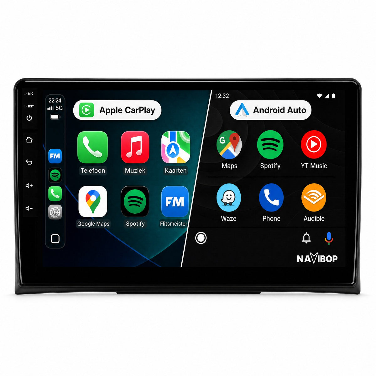 Volkswagen Multivan T5 | Autoradio | Draadloos CarPlay & Android Auto | Android 15 | 2004 t/m 2015