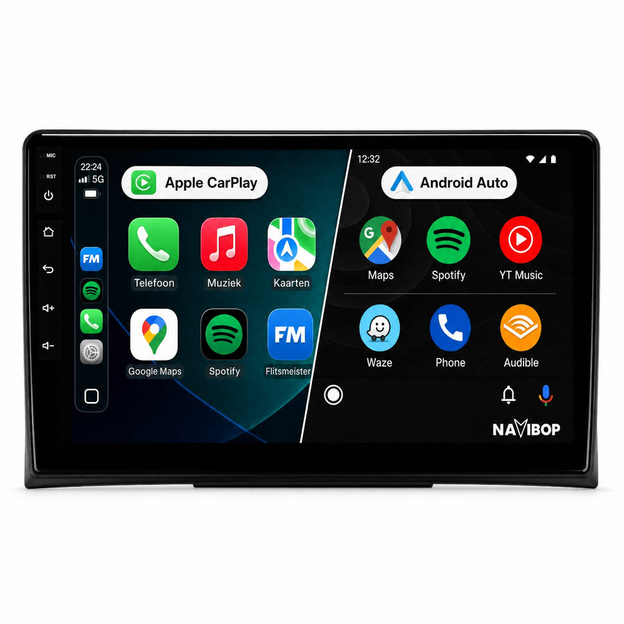 Volkswagen Multivan T5 | Autoradio | Draadloos CarPlay & Android Auto | Android 15 | 2004 t/m 2015