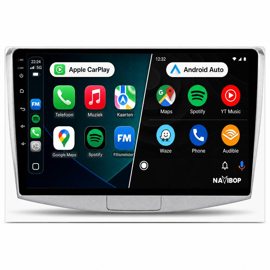 Volkswagen Passat B7 | Autoradio | Draadloos CarPlay & Android Auto | Android 15 | 2010 t/m 2016