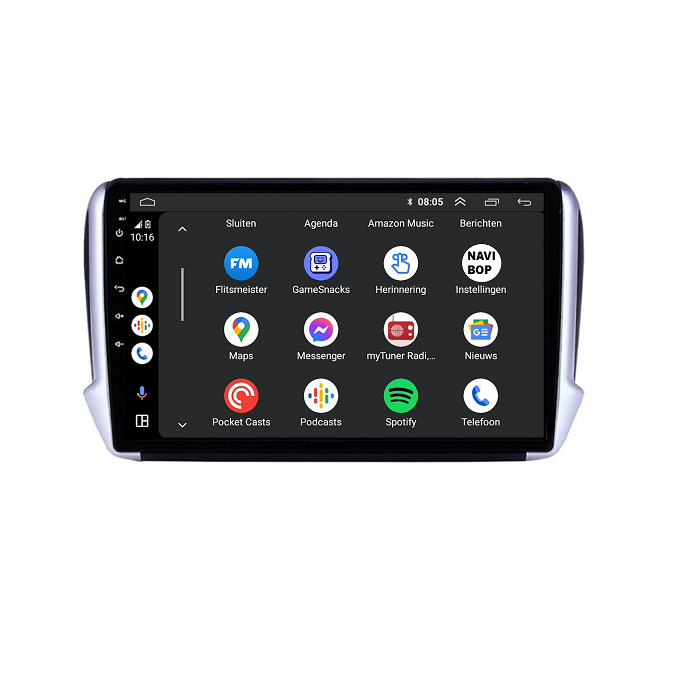 Peugeot 2008 | Autoradio | CarPlay & Android Auto | Android 15.0 | 2013 t/m 2020