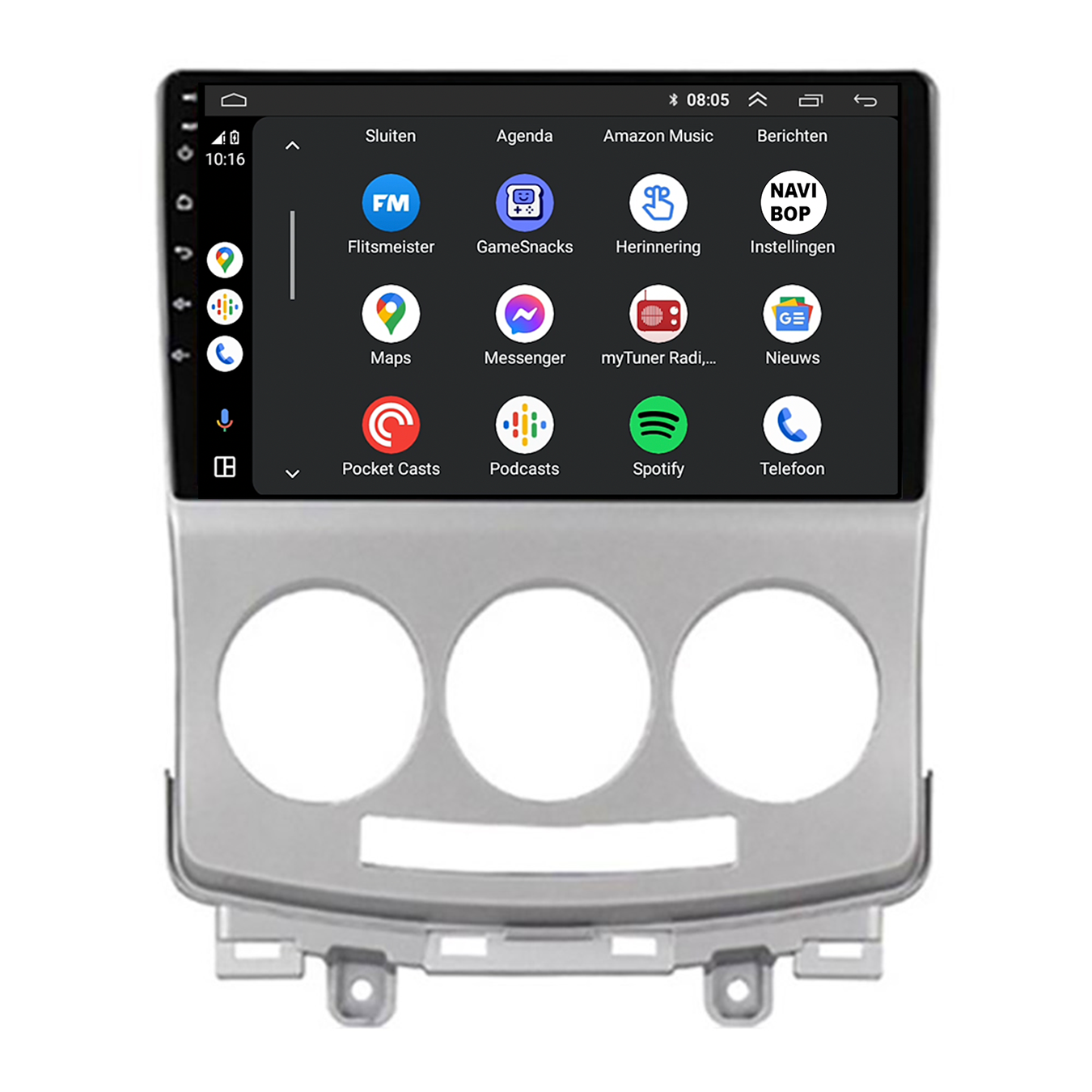 Mazda 5 | Autoradio | CarPlay & Android Auto | Android 15.0 | 2010 t/m 2016