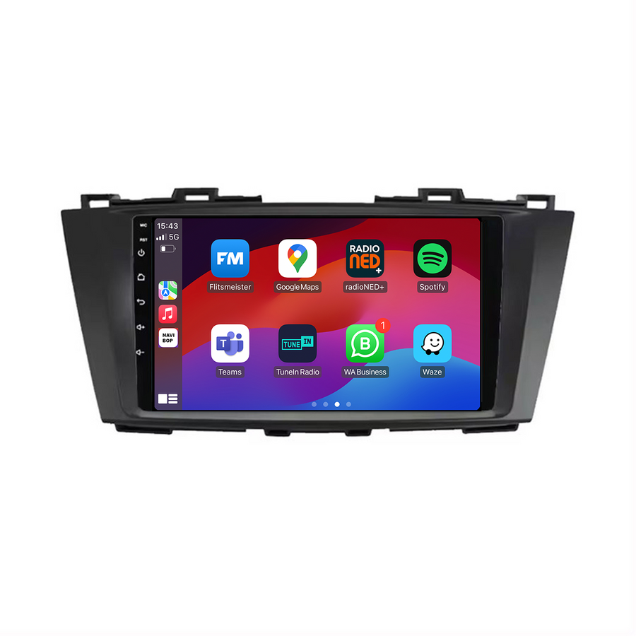 Mazda 5 | Autoradio | CarPlay & Android Auto | Android 15.0 | 2010 t/m 2016