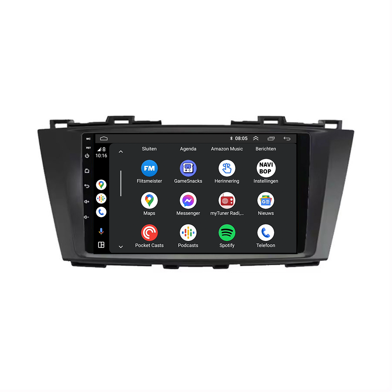 Mazda 5 | Autoradio | CarPlay & Android Auto | Android 15.0 | 2010 t/m 2016