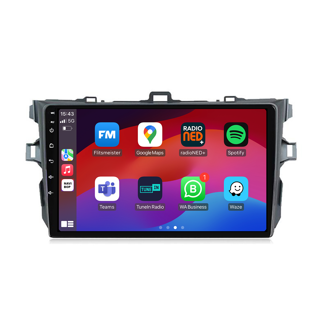 Toyota Corolla | Autoradio | CarPlay & Android Auto | Android 15.0 | 2006 t/m 2013
