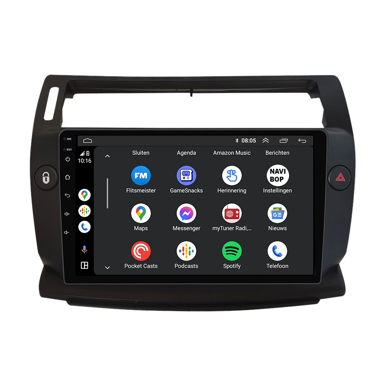 Citroen C4 | Autoradio | CarPlay & Android Auto | Android 15.0 | 2004 t/m 2013
