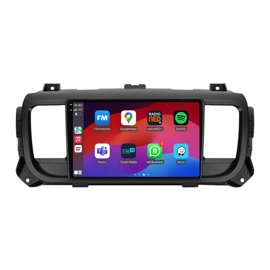 Peugeot Expert 3 | Autoradio | CarPlay & Android Auto | Android 15.0 | 2016 t/m 2023