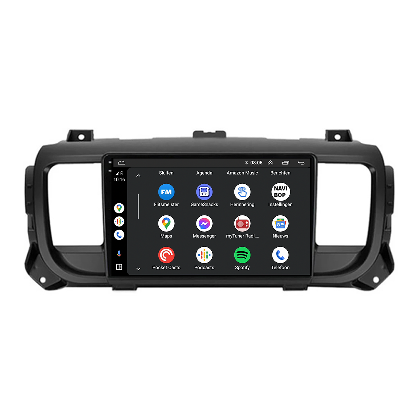 Citroen Spacetourer | Autoradio | CarPlay & Android Auto | Android 15.0 | 2016 t/m 2023