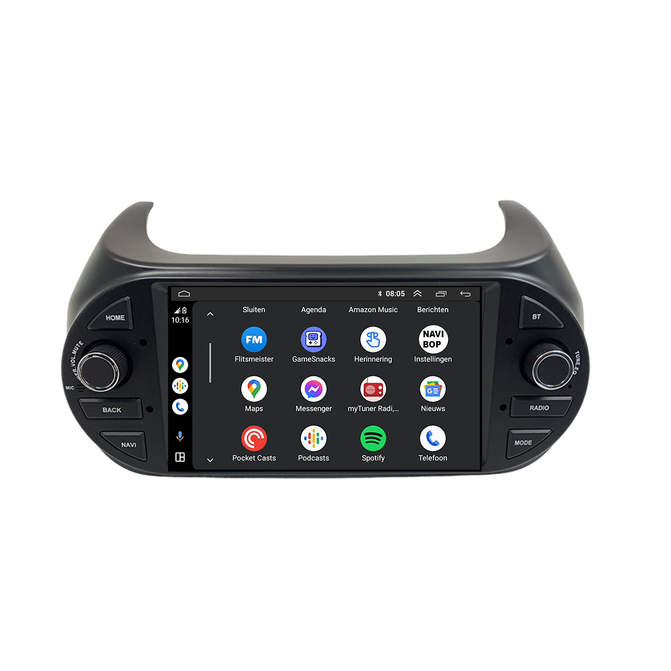 Citroen Nemo | Autoradio | CarPlay & Android Auto | Android 15.0 | 2008 t/m 2017