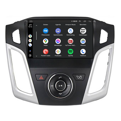 Ford Focus | Autoradio | CarPlay & Android Auto | Android 15.0 | 2012 t/m 2020