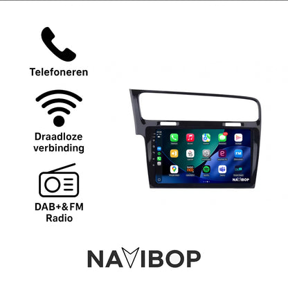 Volkswagen Golf 7 - Zwart | Autoradio | CarPlay & Android Auto | Android 15.0 | 2013 t/m 2020